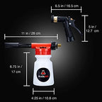 Suds Lab F3 Car Cleaning Foam Gun, Adjustable Foam Nozzle, Garden Hose - Image 3