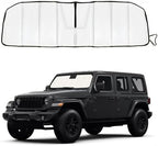 Windshield Sun Shade for Jeep Gladiator(JT) 2020-2026/Wrangler JL 2018-2026 by Fonowka
