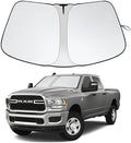 Foldable Front Windshield Sunshade Fit for Dodge RAM 2500 3500 2010-2026 by GZSH