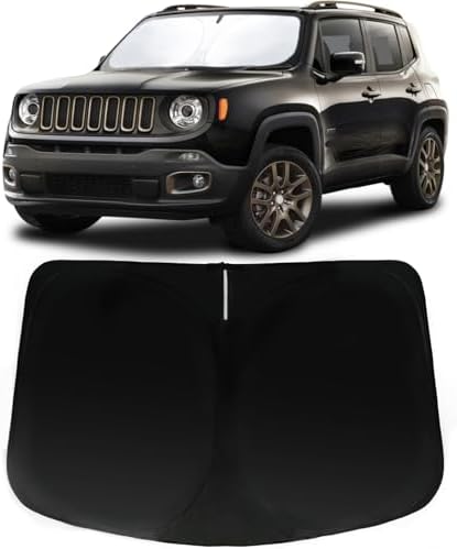 Windshield Sun Shade for Jeep Renegade 2015-2024 by PAIMOHO