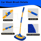 Ordenado 15° Curved Car Wash Brush with Long Handle, Scratch-Free Mop Head - Image 4