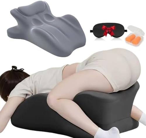 Arcova 27° Couples Pillow - Elevate Intimacy & Comfort | Sweet Spot Pillow for All Positions | Premium Memory Foam + Bonus Eye Mask & Earplugs by iuscacey