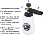 M MINGLE Foam Cannon, Compatible with Portland Husky and Ryobi Power Washer - Image 4