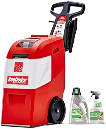 Rug Doctor Mighty Pro X3 Commercial Carpet Cleaner with Pet Cleaner Bundle by RugDoctor