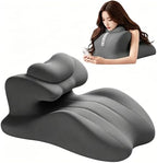 Intimate Pillow for Couples, Enhanced Support Memory Foam Triangle Wedge Pillow, Adjustable Ergonomic Positioning Cushion, Extra Large Adult Game & Bed Support Pillow (Dark Gray) by Unknown