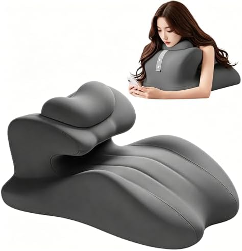 Intimate Pillow for Couples, Enhanced Support Memory Foam Triangle Wedge Pillow, Adjustable Ergonomic Positioning Cushion, Extra Large Adult Game & Bed Support Pillow (Dark Gray) by Unknown
