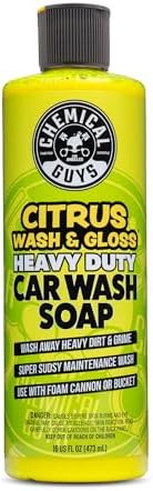 Chemical Guys, Citrus Wash & Gloss High Suds Foaming Car Wash Soap, 16 oz by ChemicalGuys