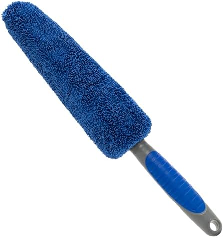 VIKING Microfiber Wheel Cleaning Brush for Car Detailing, Metal Free Design by VikingCarCare
