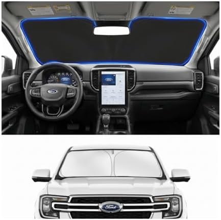 Custom Fit Windshield Sun Shade for Ford Ranger 2019-2026 by Unknown