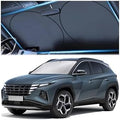 Windshield Sun Shade, Reflective Sunshade for Car Windshield with Mirror Cut-Out, Blocks 99% UV Rays & Keeps Vehicle Cool, Fits Cars, Trucks, SUVs & Vans, Fade-Resistant, (Large) by Autopect