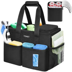 Ytonet Cleaning Caddy, Water Resistant Cleaning Supplies Organizer, Black by YTONET