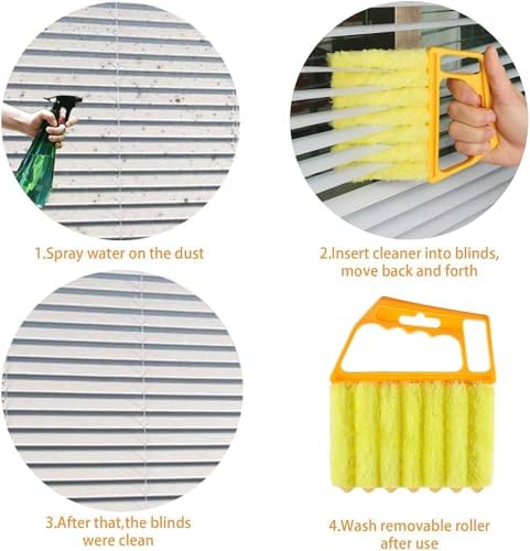 2 Pcs Blind Cleaner - Washable Window Blind Cleaner Duster Tool - Image 5