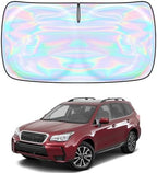Windshield Sun Shade for Subaru Forester 2014-2018 - 4 Layers Sunshade Compatible with Subaru Forester Foldable Front Window Sunshade Sun Visor Protector Block UV Rays Keep Cars Cooler Car Accessories by Unknown