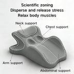 Couples Pillows 27° Position Ergonomic Contoured Support Pillow, NeckPillow, Reading Pillow Multi-Functional Memory Foam Lounger Cushion with Small Pillows Back Support for Couples(Gray,25"x22"x18") - Image 5