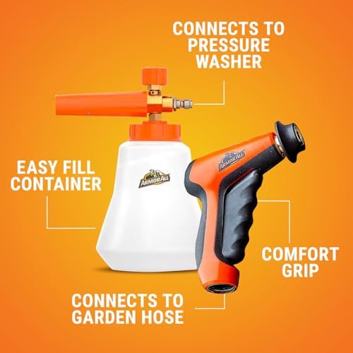 Armor All 2-in-1 Foam Cannon Kit for Garden Hoses and Power Washers - Image 3