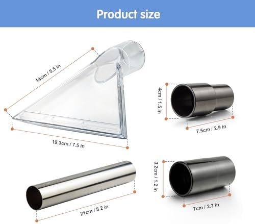 Universal Clear Vacuum Extraction Accessory Compatible with All Shop Vac - Image 5