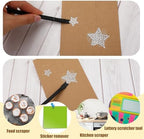 14 Pcs Plastic Crevice Cleaning Tool Car Detailing Spatula Set Black Scraper Tool Non-scratch Small Putty Knife Anti-static Tweezers for Tight Spaces - Image 7
