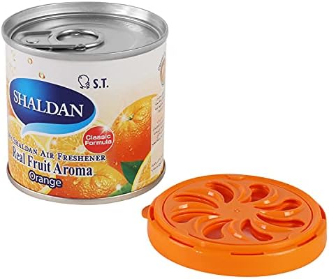 Auto Dynasty My Shaldan Japanese Room/Car Limonene Gel Natural Air Freshener Cans, Orange Scent, 80g - Image 5