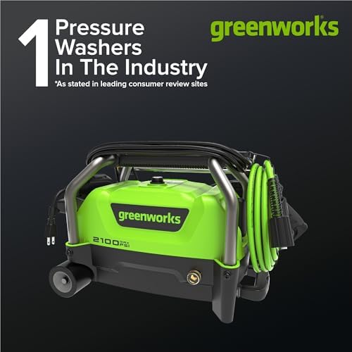 Greenworks 2100 PSI (1.2 GPM) Electric Pressure Washer - Image 2