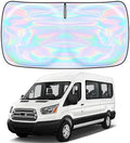 Windshield Sun Shade for Ford Transit 2015-2025 2026-4 Layers Sunshade Compatible with Ford Transit Foldable Front Window Sunshade Sun Visor Protector Block UV Rays Keep Your Car Cooler Accessories by Unknown