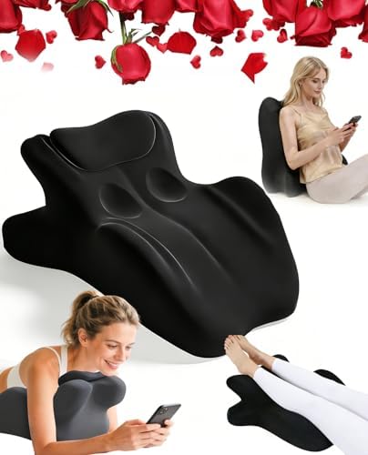 27 Degree Intimacy Pillow= All Perfect Position Easily for Hip & Back Support, Memory Foam Support Pillow, Discreet Ergonomic Wedge Pillow for Sleeping, Sitting, Recovery (Black) by Unknown