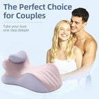 Lovers Pillow Lovers Sweet Intimate Pillow, Keep a Perfect Angle, Strong Foam Will not Shift, Assist Pregnancy, Waterproof Washable Cover. (Pink) - Image 3