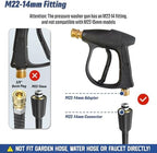 Foam Cannon Dual Connector for Pressure Washer, 1/4" Quick Connector - Image 4