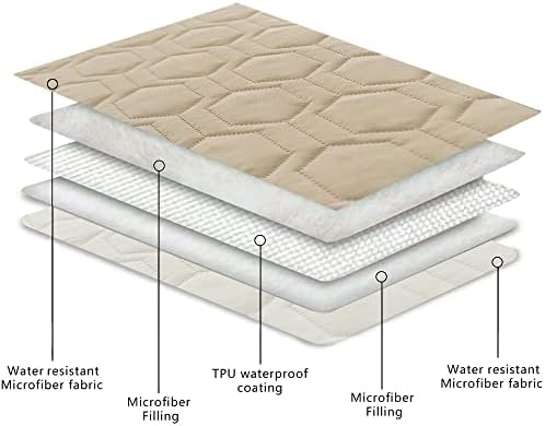 Waterproof Blanket Couch Cover for Dogs Non-Slip Pet Sofa Protector | Tcksstex Non-slip waterproof couch cover scratch resistant machine washable protects sofa bed car (68x82- Beige) - Image 4