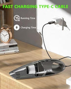 Handheld Vacuum Cordless, 11KPA Strong Suction & 25 Mins Runtime Brushless Motor, Rechargeable Car Vacuum Cleaner with 2 HEPA Filter/Multi-Accessories/Lightweight, for Home/Car/Office Cleaning - Image 4