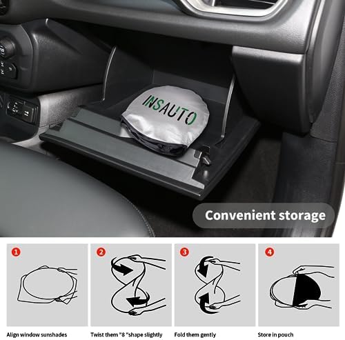 INSAUTO for Tundra 2020 Windshield Sunshade Car Window Sun Shade Custom Fit 2007-2021 Toyota Tundra Windshield Cover Limited SR5 Platinum TRD Pro 2Dr 4Dr Pickup Truck Accessories Sun Shield Protector - Image 6