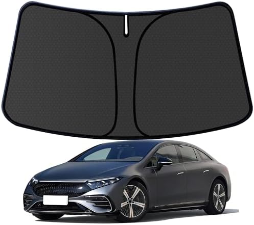 EQS Customized Windshield Sun Shade for 2022 2023 2024 2025 EQS Front Window Sunshade Visor Protector Foldable Blocks UV Rays Keep Car Cooler Accessories by aatoppus