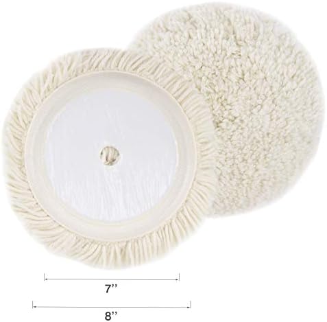 CASOMAN 7-Inch Buffing and Polishing Pad Kit, 7 Pieces 7" Polishing Sponge, Waxing Buffing Pad Kit - Image 4