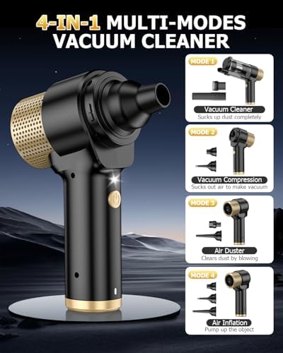 AHNR Handheld Car Vacuum Portable Cordless, 16000PA Hand Vacuum Cleaner - Image 4