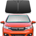Windshield Sun Shade for Honda Fit 2015-2020 Double Layer 240T Reflective Car Sun Visor Foldable Front Window UV Rays and Sun Heat Blocker by Unknown