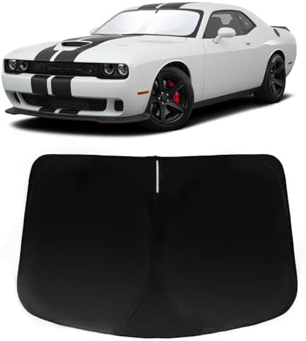 Windshield Sun Shade for Dodge Challenger 2015-2023 by PAIMOHO
