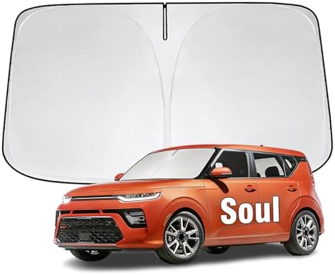 Windshield Sun Shade for Kia Soul 2010-2026 Sunshade by YIZHUOMY