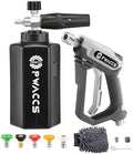 PWACCS Pressure Washer Foam Cannon Gun, Short Power Washer Wand, 1.5 Liter by PWACCS
