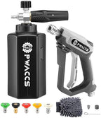 PWACCS Pressure Washer Foam Cannon Gun, Short Power Washer Wand, 1.5 Liter by PWACCS
