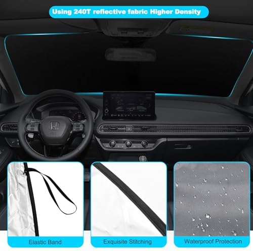 Foldable Front Windshield Sunshade fit for Honda HR-V 2023-2025 2026 - Image 6