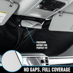 Windshield Sun Shade Compatible with 2015-2020 Ford F150 Accessories,Foldable Front Sun Visor,F-150 Sunshade,Fits Lariat,King Ranch,Platinum,XL,XLT,Limited and Raptor Model - Image 5
