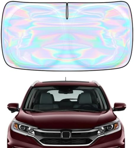 Windshield Sun Shade for Honda CR-V 2012 2013 2014 2015 2016-4 Layers Sunshade Compatible with Honda CR-V Foldable Front Window Sunshade Sun Visor Protector Block UV Rays Keep Your Car Cooler by Unknown