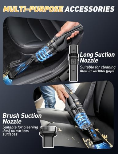 Gxzsk Handheld Vacuum Cordless, 15000PA Hand Held Vacuum, Hand Vacuum - Image 3