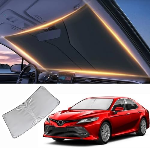 Windshield Sun Shade for Toyota Camry Front Window Shades Cover for 2012-2025 2026 Camry Windshield Sun Visor Protector Car Accessories by LZYYQX
