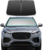 Windshield Sun Shade for Jaguar F-Pace 2016-2025 Foldable Car Front Window Sunshade Double Layer 240 T Sun Visor Protector Reflective Cover Block UV Rays & Sun Heat Keep Your Car Cooler by Unknown