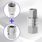 M MINGLE Pressure Washer Adapter, 2 Sets 3/8 Inch NPT Quick Connect Fitting - Image 5