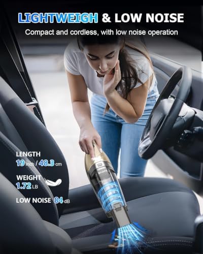 AHNR Handheld Vacuum Cordless Rechargeable, Hand Held Car Vacuum Cleaner - Image 7