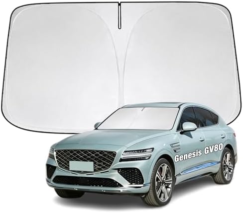 Windshield Sun Shade for Genesis GV80 2021-2026 Sunshade by YIZHUOMY