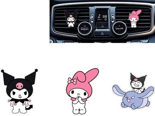 Cute Car Air Freshener Clips,Kitty Car Vent Clip,Car Vent Decoration Accessories,Auto Air Conditioner Clip,Automotive Interior Decoration Gifts for Men/Women by Cinpudo