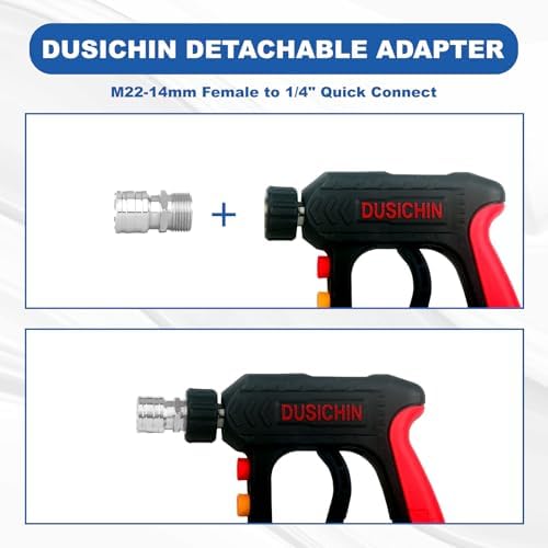 DUSICHIN Pressure Washer Accessory Gun Long Wand Soft Grip Handle - Image 6