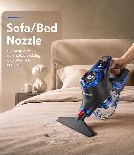 Cordless Vacuum Cleaner, 55Kpa Vacuum Cleaners for Home, Max 80mins Runtime Stick Vacuum with LED Display&1.5L Dust Cup, Rechargeable Lightweight Handheld Vacuum for Carpet/Hardwood Floor/Pet Hair/Car - Image 3